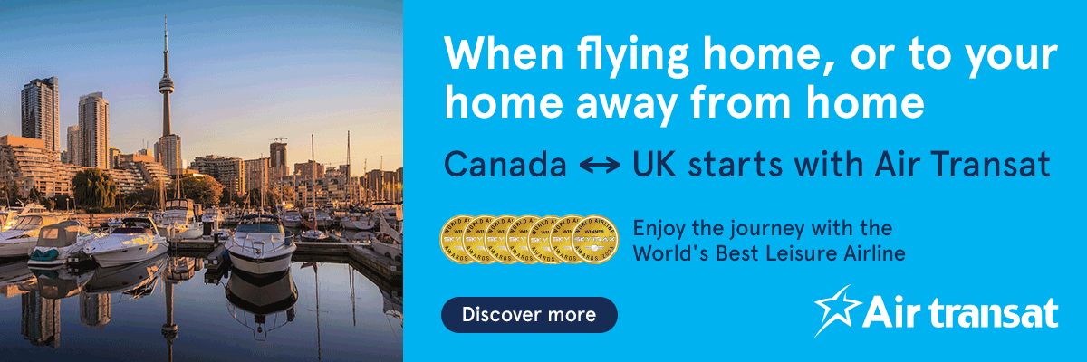 Canada to UK starts with Air Transat. Discover the Canadians in London offer.