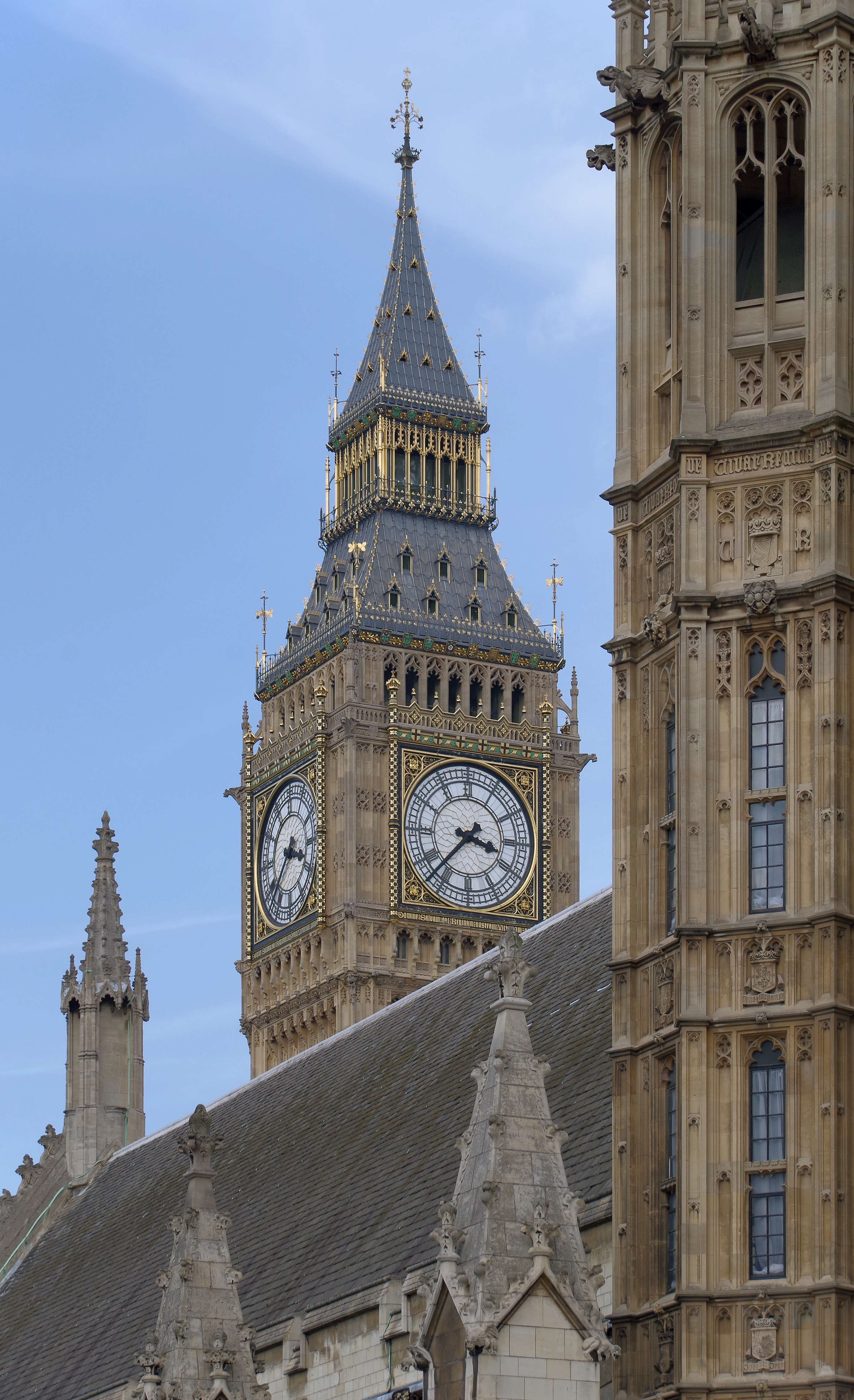 Elizabeth Tower at the Palace of Westminster